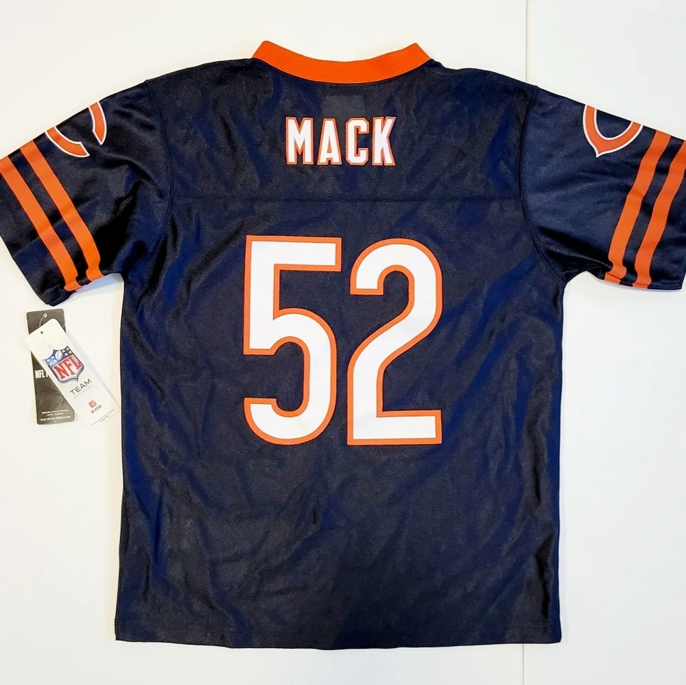 NFL Chicago Bears boys #52 Mack football jersey NWT